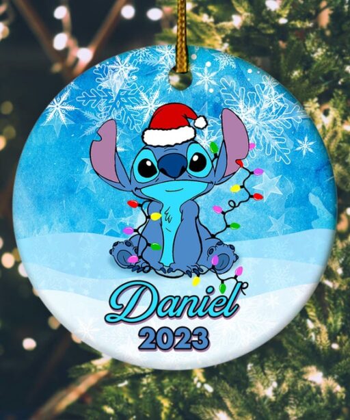 Personalized Disney Stitch Ornament