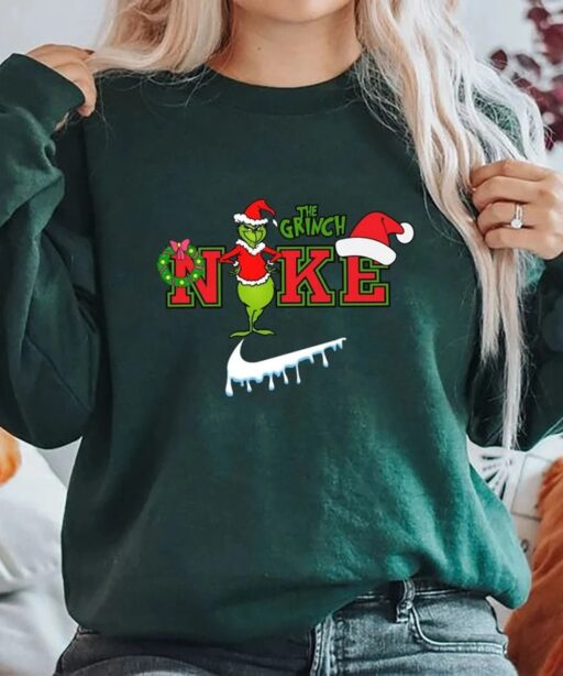 Funny Grinchmas x Nike Shirt