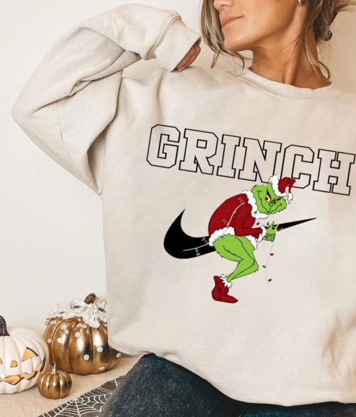Santa Grinch Funny Christmas Shirt