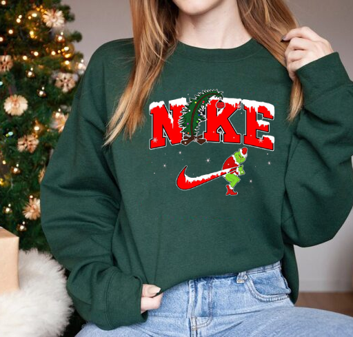 Nike Grinch Snow Christmas Shirt