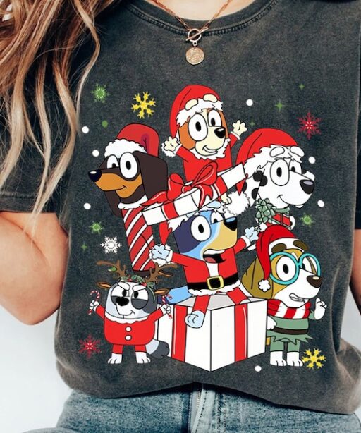 Bluey Family Christmas Shirt