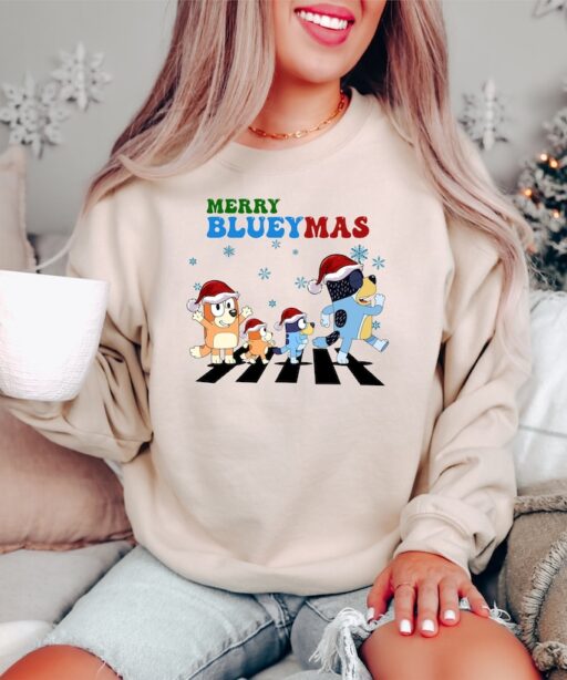 Merry Blueymas Family Shirt