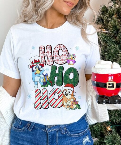 Bluey Hohoho Christmas Shirt