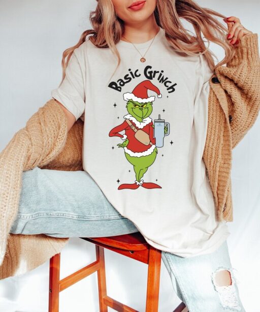 Funny Basic Grinch Christmas Shirt