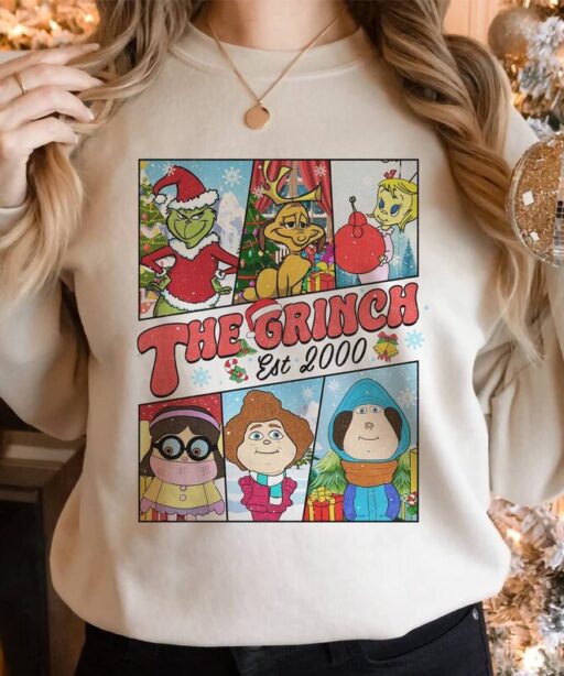 Funny The Grinch Est 2000 Family Christmas Shirt