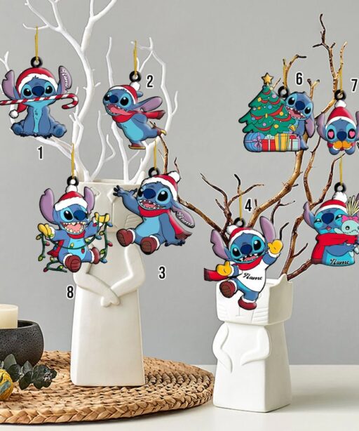 Personalized Disney Lilo Stitch Ornament