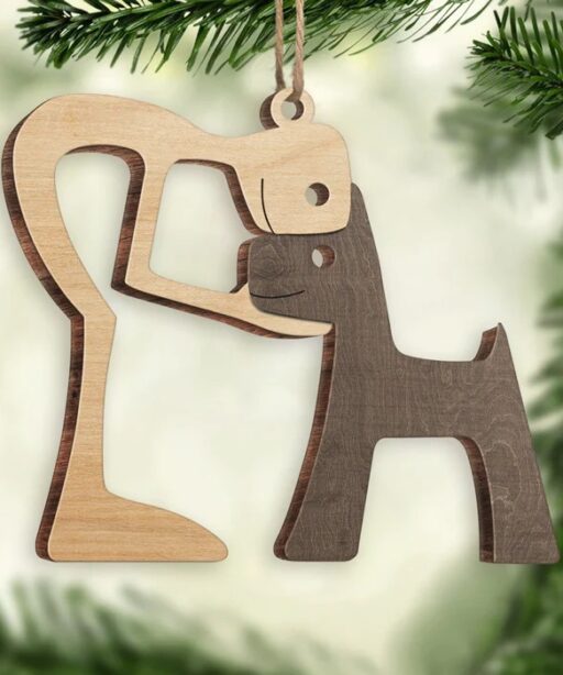 Personalized Me With Dog Ornament