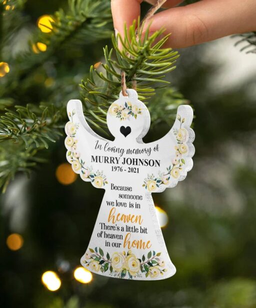 Personalized Someone We Love Is In Heaven Ornament