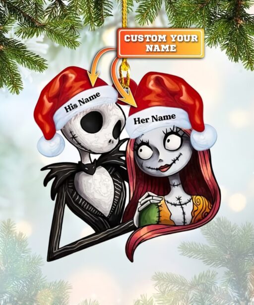 Personalized The Nightmare Before Christmas Ornament