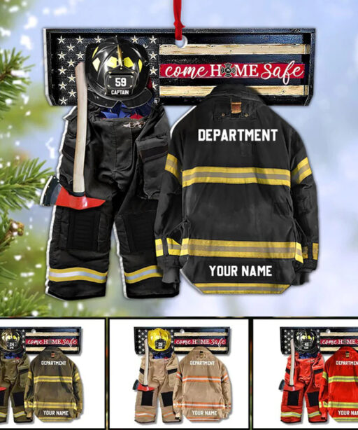 Personalized Firefighter Armor Ornament