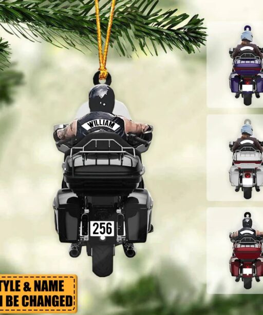 Personalized Biker Ultra Limited Motorcycle Ornament
