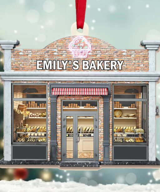 Personalized Bakery Christmas Ornament