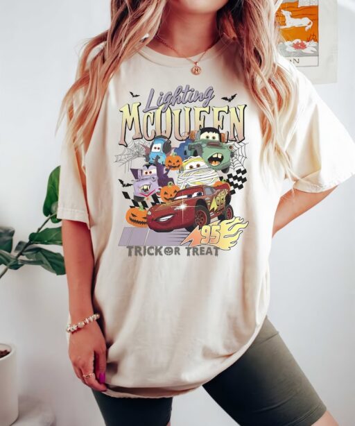 Retro Lightning McQueen Halloween Shirt