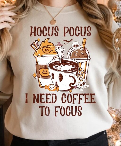 I Need Coffee to Focus Shirt
