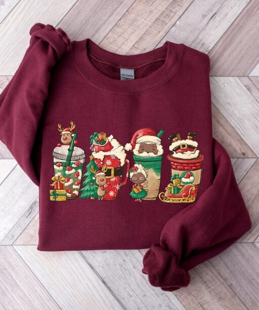 Christmas Santa Coffee Shirt