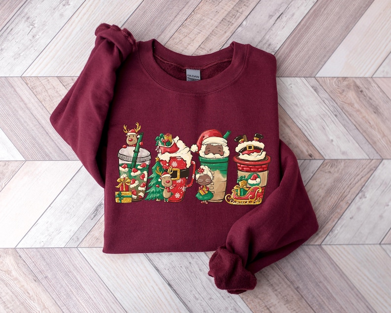 Christmas Santa Coffee Shirt