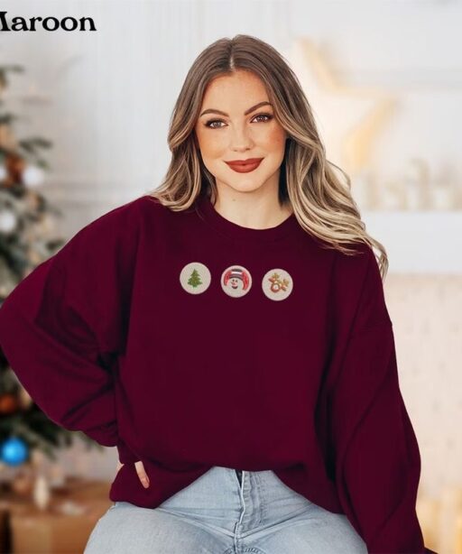 Embroidered Christmas Cookie Shirt