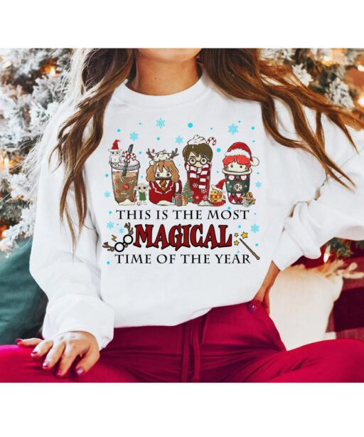 Harry Potter Coffee Christmas Shirt