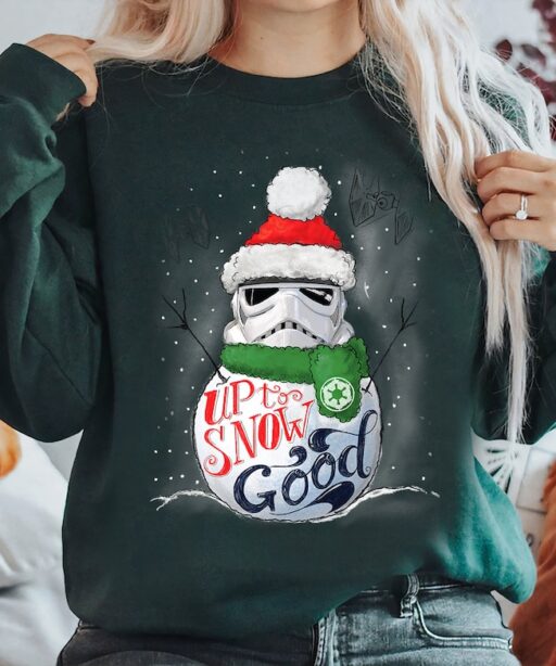 Star Wars Santa Stormtrooper Snowman Up to Snow Good Shirt