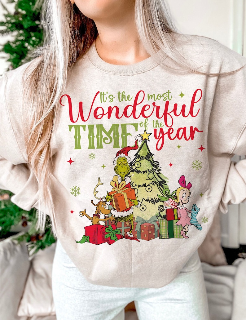 Retro Grinchmas Wonderful Time Shirt