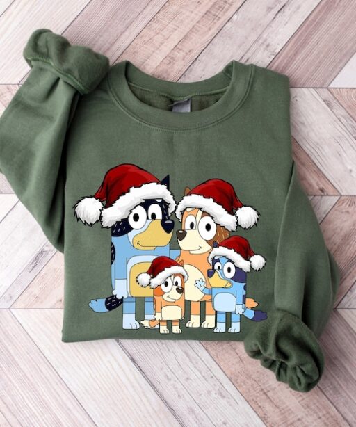 Bluey Family Christmas Shirt