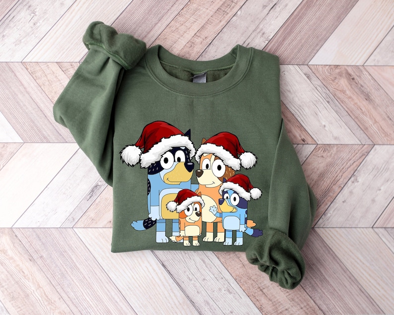 Bluey Family Christmas Shirt