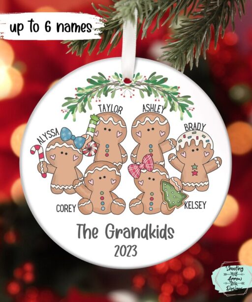 Personalized Family Christmas 1 Ornament 2023