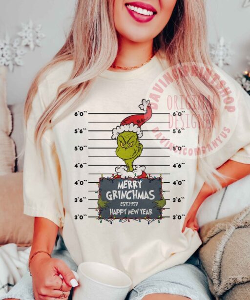 Criminal Grinch Christmas shirt