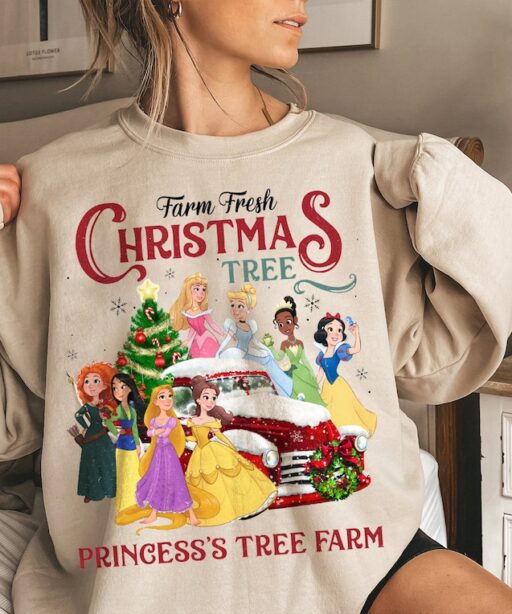 Disney Princess Farm Fresh Christmas Shirt