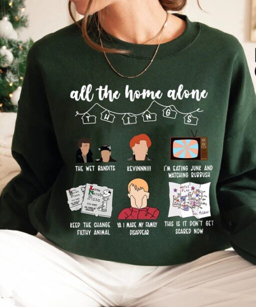 All The Home Alone Things Christmas Shirt