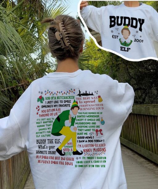 Buddy The Elf Vintage Quotes Christmas shirt