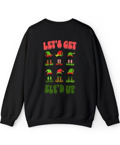 Let's Get Elf Up Ugly Christmas Shirts