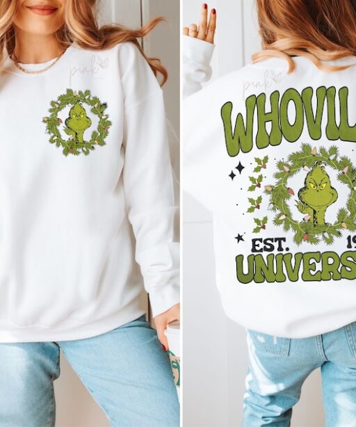 Whoville University Christmas Shirt