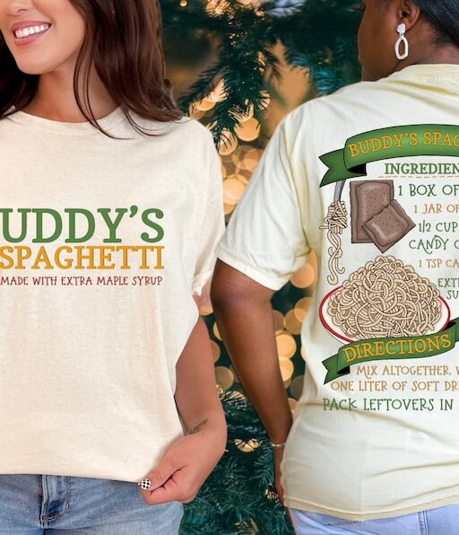 Buddy's Spaghetti Elf Shirt