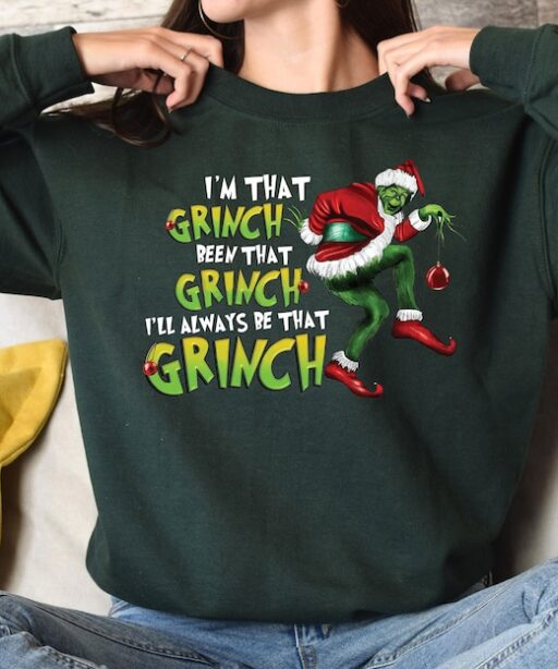 Grinch Hand Holding Christmas Shirt