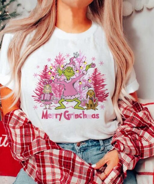 Pink Grinchmas Shirt