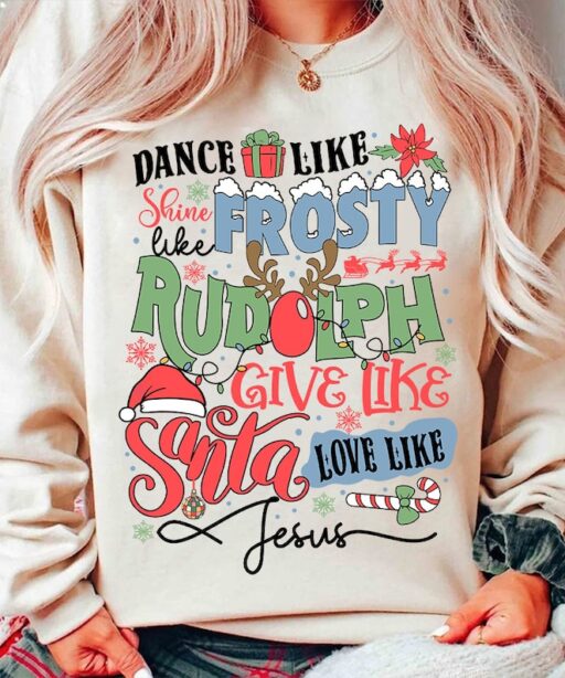 Dance Like Frosty Shine Shirt