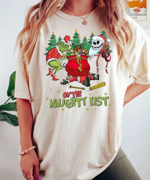 Grinchmas On The Naughty List Shirt