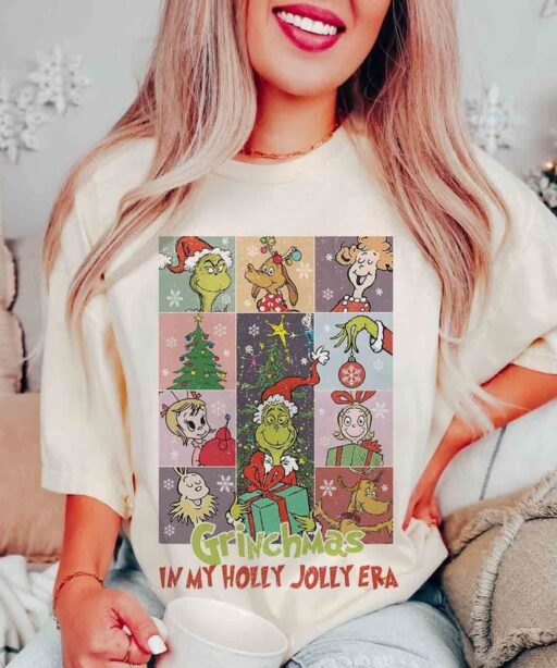 Grinchmas In My Holly Jolly Era Shirt