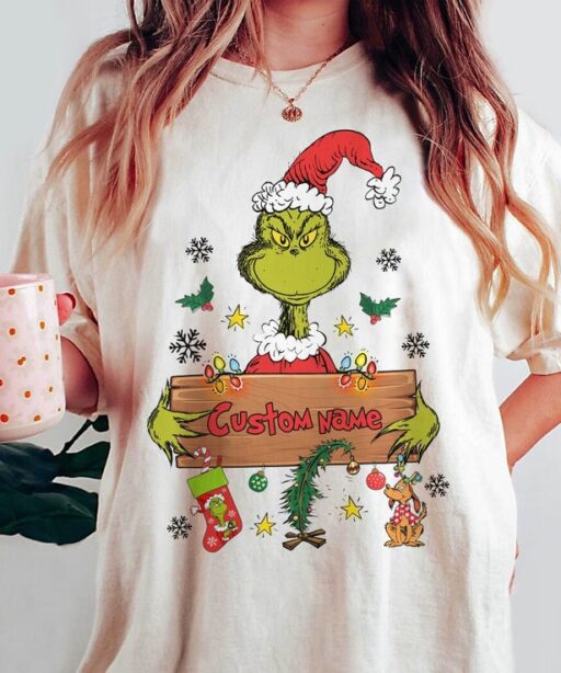 Personalized Retro Christmas Shirt