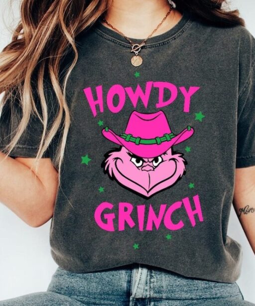 Pink Merry Grinchmas Shirt