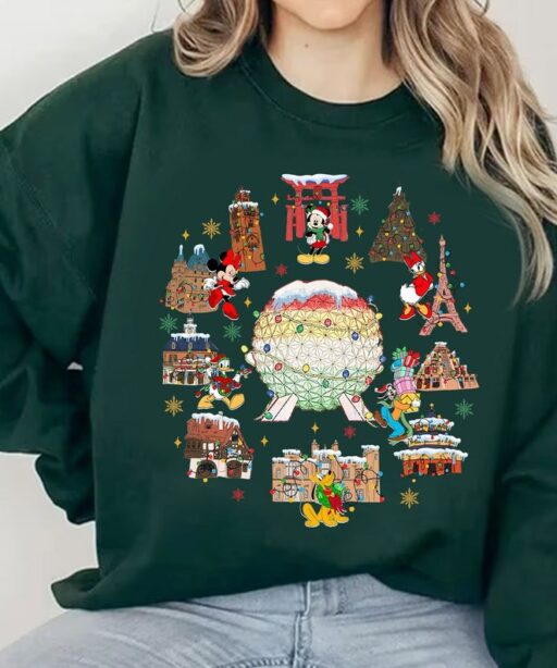 Vintage Epcot Christmas Shirt