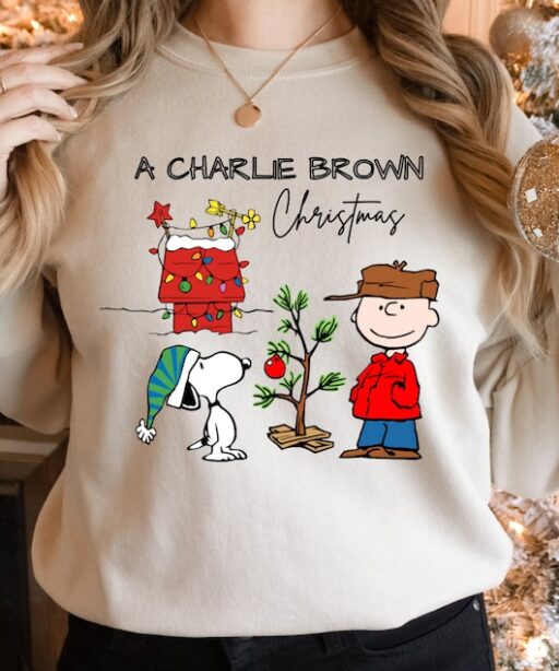 Charlie and the Snoopy Christmas Shirt