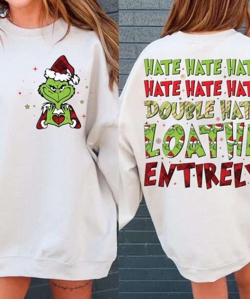 Retro Grinchmas For Hate Hate Hate Shirt