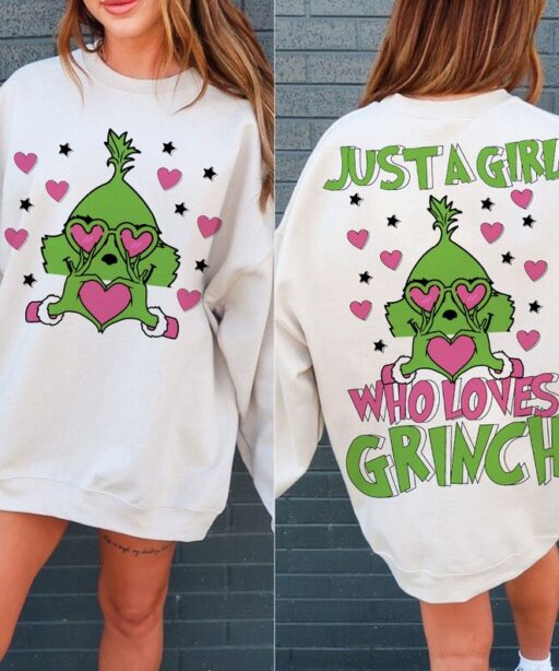 Just A Girl Who Loves Grinch Shirt