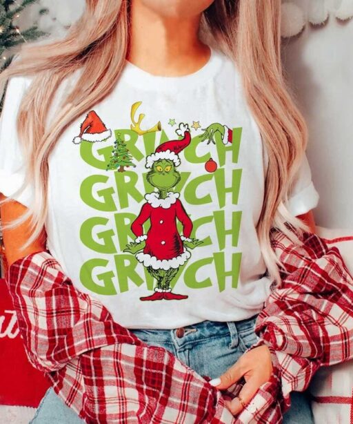 Vintage Grinch Christmas Shirt