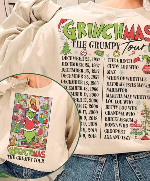 Disney Grinchmas The Grumpy Tour Shirt