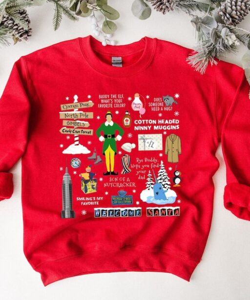 Elf The Buddy Christmas Movie Shirt