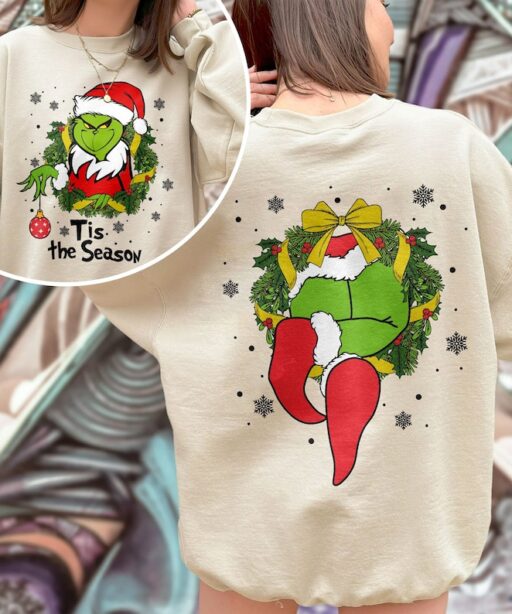 Grinch Tis the Season Christmas Shirt