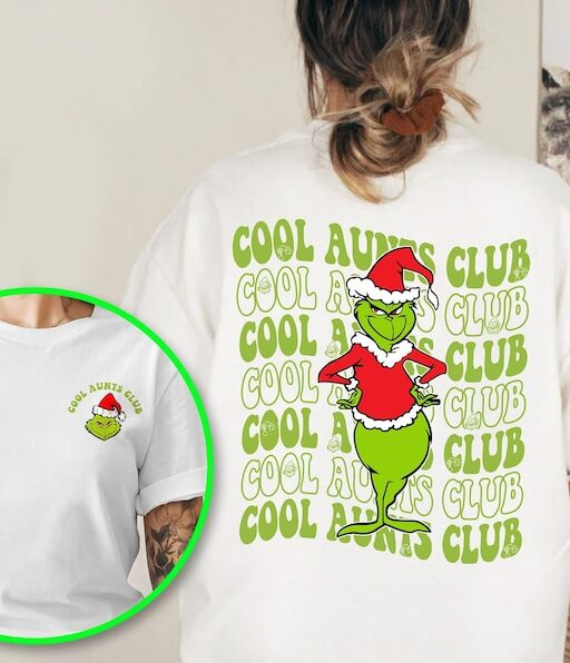 Grinch Cool Aunts Club Shirt